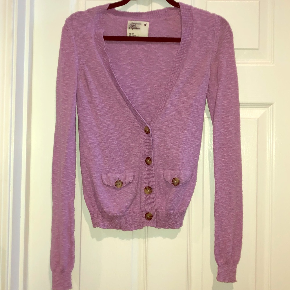 AE Lilac Cardigan